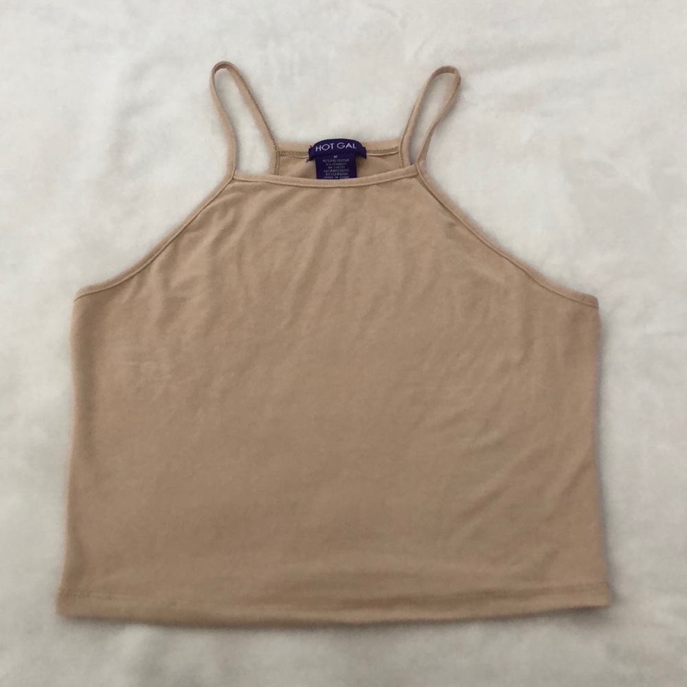 Suede Crop Top